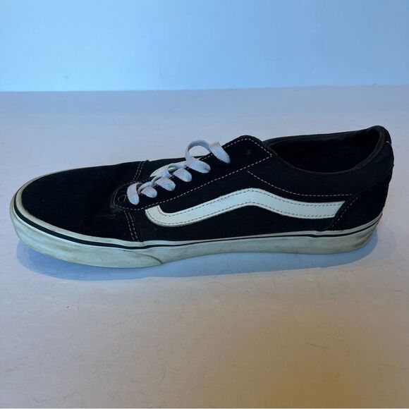 Vans Men's Black and White Sneakers Off the Wall Size 11 - Picture 3 of 9